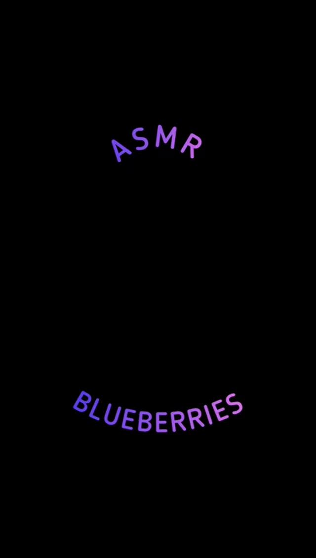 ASMR Черника