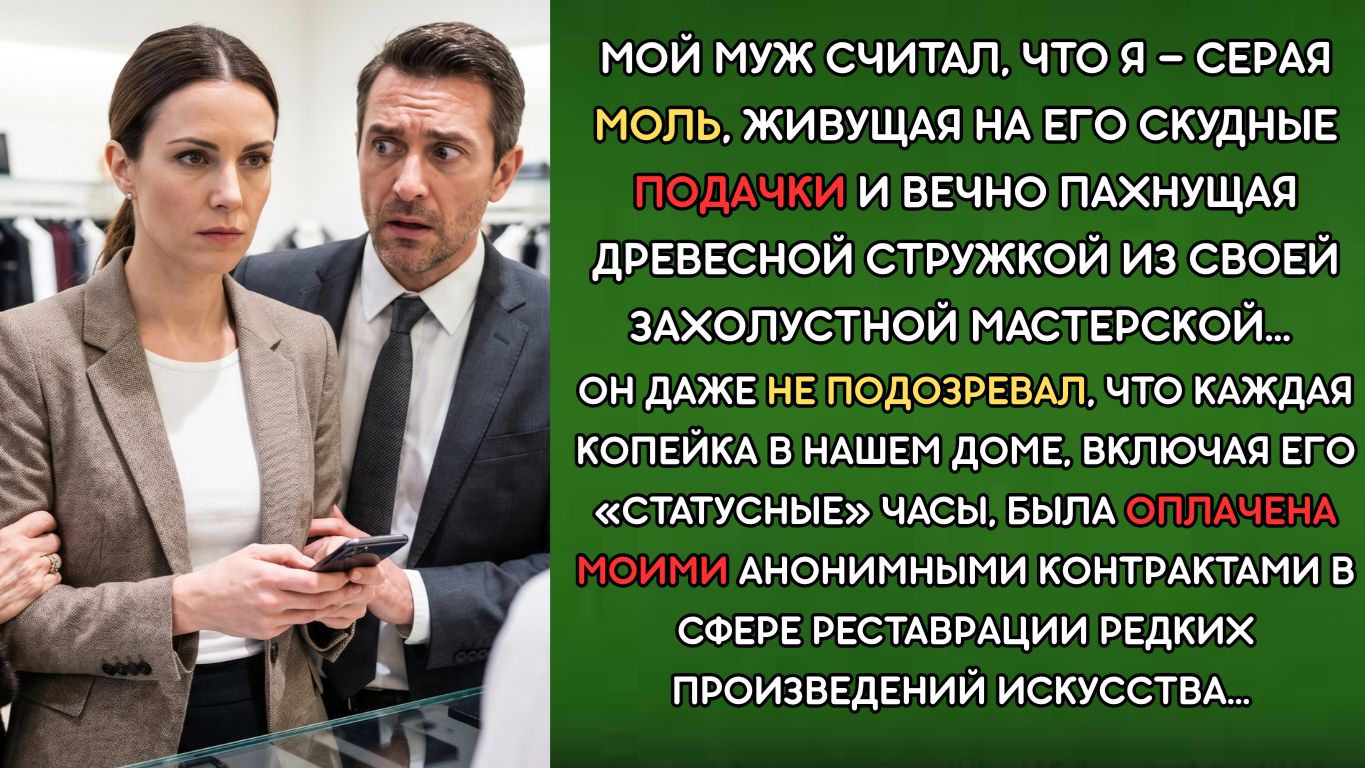 МУЖ СЧИТАЛ МЕНЯ НИЩЕЙ… Пока я не вернула 800 тысяч у него на глазах