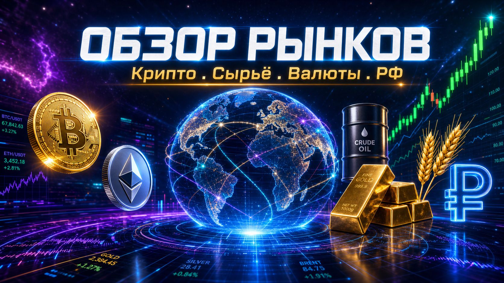 🔥  Обзор рынков - конец мая. Доллар, MOEX #btc #криптовалюта #инвестиции #gold #comodity #золото
