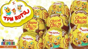 ТРИ КОТА НОВАЯ СЕРИЯ ОТ ЧУПА-ЧУПС! Игрушки по мультику в шоколадном яйце. Обзор и распаковка