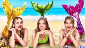 🧜♀️ БОГАТЫЕ РУСАЛКИ ОТОБРАЛИ МОЙ ХВОСТ?! 😭 Проклятие Горгоны на вечеринке!