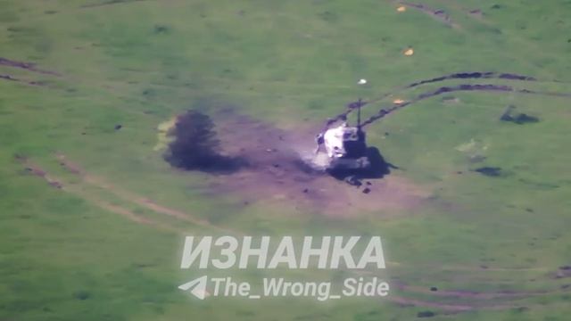 Уничтожение зенитной самоходной установки 