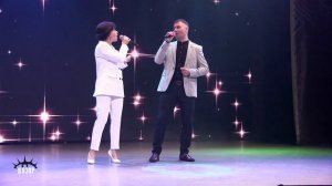 Алеся Живчук и Валентин Патейчук (Высоковский ГДК) на сцене в Каменце
