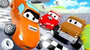 Гонщик - Эвакуатор Том в Автомобильный Город  🚗 детский мультфильм