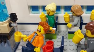 LEGO  наводнение  в самолете  Фильм-катастрофа