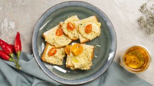 Тост с кабачком