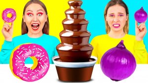 Шоколадное фондю Челлендж #3 # Шоколадный Фонтан от BooBoom Challenge