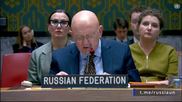 В.А.Небензя на СБ ООН в связи с ударом по территории АЭС «Барака» в ОАЭ, Нью-Йорк, 19 мая 2026 года