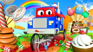 Детские мультфильмы с грузовиками - Грузовик-велосипед - Трансформер Карл в Автомобильный Город 🚚 ⍟