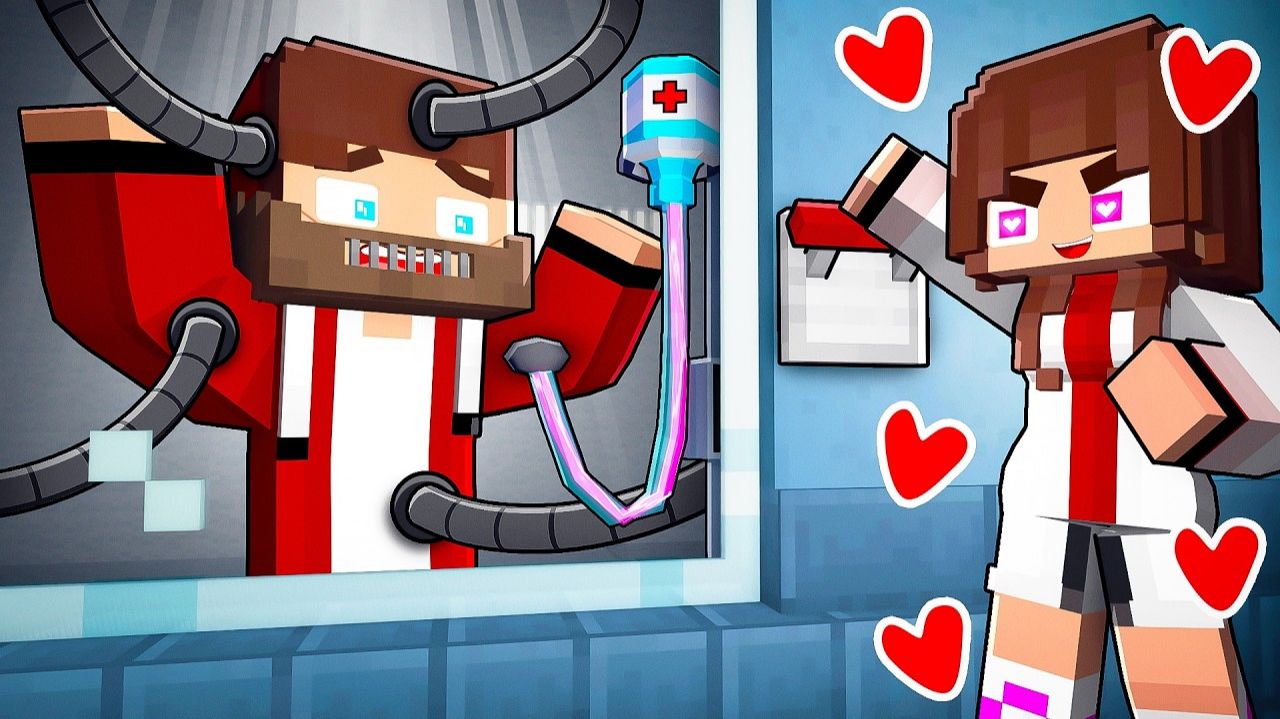 Джей Джей в лаборатории Crazy LOVE Lab — Майзен Анимация Minecraft