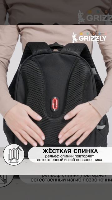 Школьный рюкзак GRIZZLY RAz-687-9