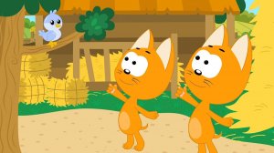 КВА-КВА Котенок Котэ - Учим как говорят животные Песенки мультики для самых маленьких