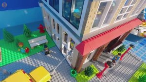 LEGO-наводнение - вода в школе - Фильм-катастрофа