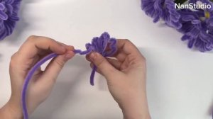 ИРИСЫ ИЗ СИНЕЛЬНОЙ ПРОВОЛОКИ
