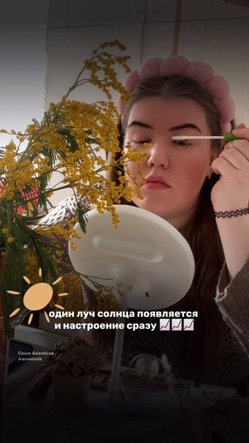один луч солнца появляется и настроение сразу 📈