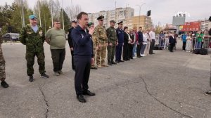 Оборонно-спортивный лагерь «Призывник-2026». Смотр строя и песни