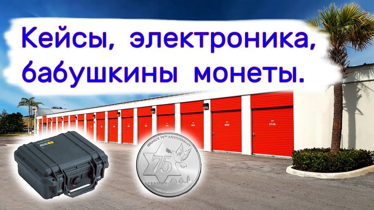 АУКЦИОН КОНТЕЙНЕРОВ В США - Кейсы, электроника, бабушкины монеты.  Выпуск 337