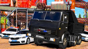 ОПЕРСКАЯ ЕЗДА В GTA 5 - ПОЛИЦЕЙСКИЕ ГОНЯТСЯ ЗА ШКОЛЬНИКАМИ НА ТОНИРОВАННОМ ОПЕРСКОМ КАМАЗЕ! 🌊ВОТЕР