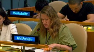 Statement by Maria Zabolotskaya on the occasion of  World Football Day