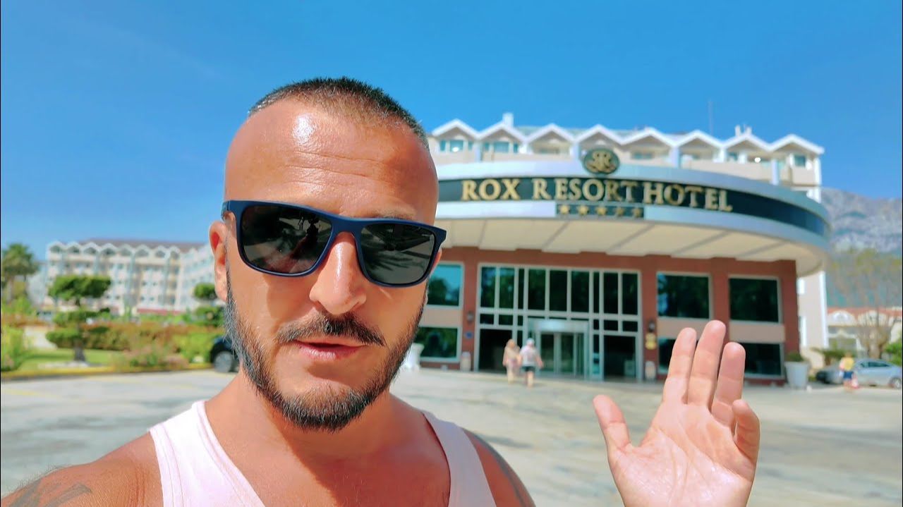 Турция 2026  Центр Кемера и СВОЙ ПЛЯЖ! Обзор Rox Resort (Ex. Rox Royal) 5 Обзор пляжа и аквапарка