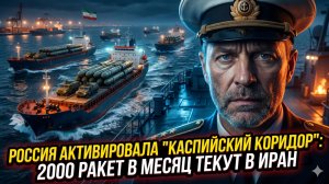 🚀Россия только что активировала «Каспийский коридор» - 2000 ракет в месяц поступает в Иран