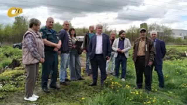 ГЛАВА ЖЕЛЕЗНОГОРСКА ПРОВЕЛ ВЫЕЗДНУЮ ВСТРЕЧУ ПО ПОВОДУ КЛАДБИЩА РЯДОМ С П. ПАНИНО