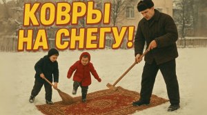 Чистка ковров в советском союзе Самый естественный и эффективный способ