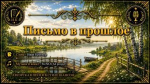 Письмо в прошлое Душевный шансон о детстве и деревне