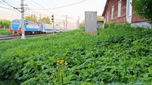ЭП2К с поездом Москва Санкт Петербург