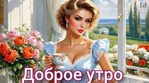 С добрым майским утром. Красивая музыкальная открытка.