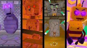 ВСЕ БОССЫ-ЗОМБИ, ЗАРАЖЕННЫЙ БОСС Super Bear Adventure/Приключения Супер Медведя