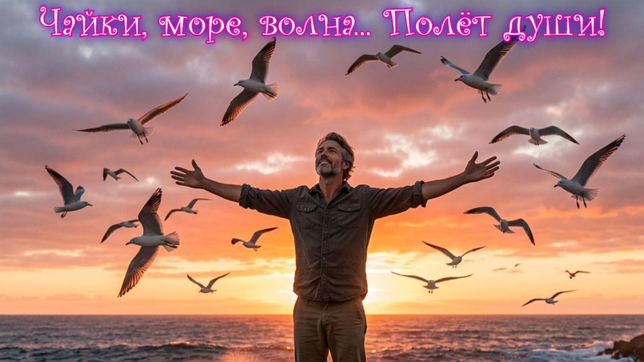 Чайки, море, волна... Полёт души! Новая музыка!