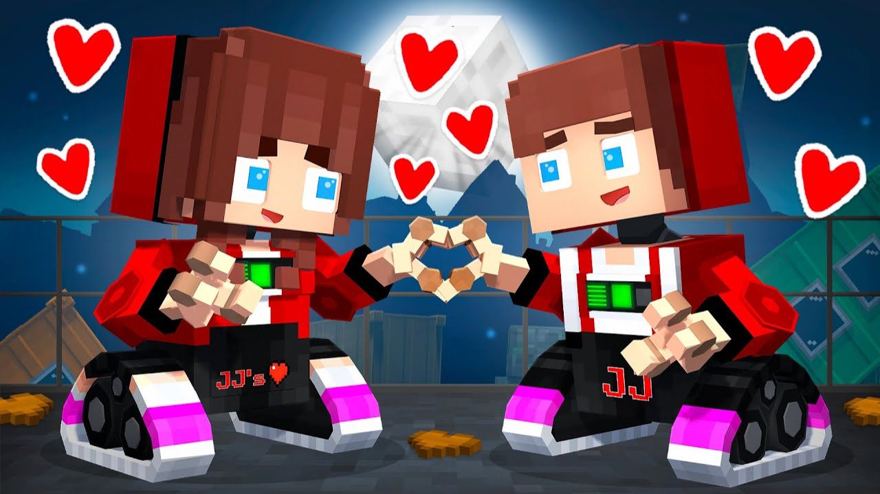 Роботы ВАЛЛ-И JJ и JJ`s Girl - История любви - Майзен Анимация Minecraft