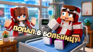 Попал в больницу, сражающейся за ЛЮБОВНОЕ ПРОКЛЯТИЕ! мультфильм про МАЙНКРАФТ