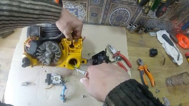 бензопила ремонт своими руками