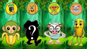 Who Is The Mystery Guest Restore Faces For La Vaca, Tung Tung Sahur & Chimpanzini ❓ Funny Gameplay