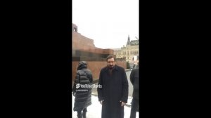 День памяти И. В. Сталина. Москва. 5 марта. Некрополь у Кремлёвской стены Фрагмент в
