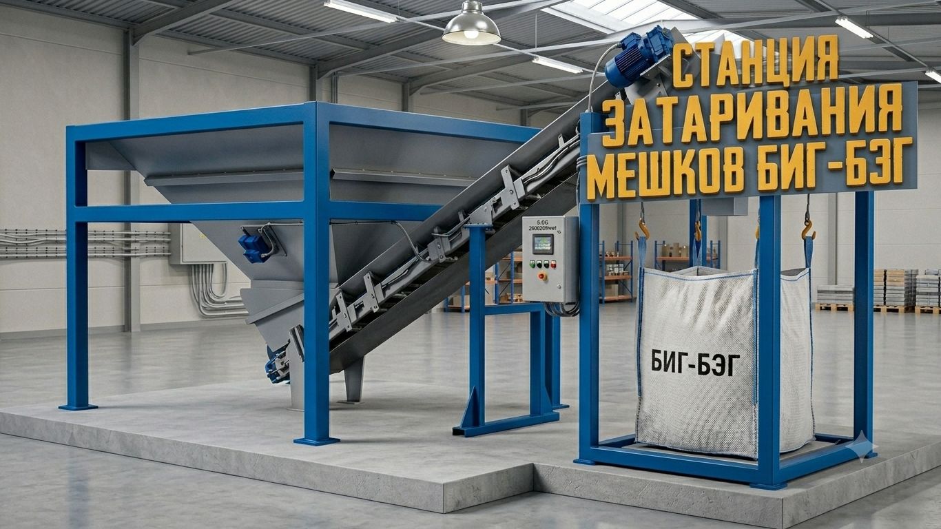 Станция затаривания мешков Биг-Бэг
