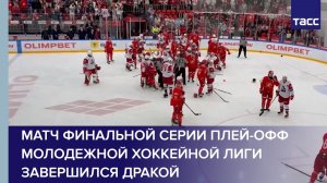 Дракой завершился матч финальной серии плей-офф Молодежной хоккейной лиги