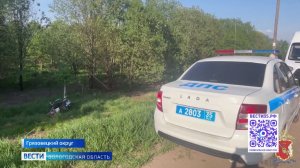 Мотоциклист с 23-летним стажем съехал в кювет и погиб в Грязовецком округе