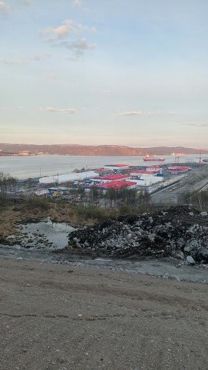 Красивый вид в Мурманске. Вахта на севере.