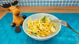 🔥салат Дежурный из молодой капусты, за 5 минут! 🥬