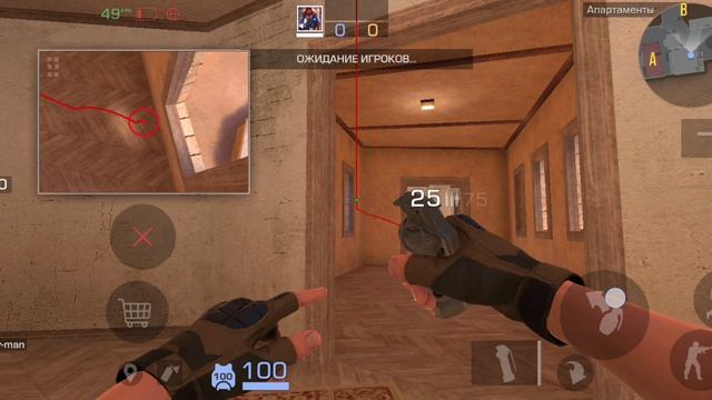 раскидки на карте Sandstone в Standoff 2.