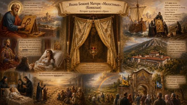 Икона Божией Матери «Милостивая» (Киккская): История происхождения