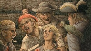Р. Л. Стивенсон. «Остров сокровищ». Окончание главы «В лагере врагов».