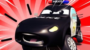 Авто Патруль -  Машинки застряли в цементе! - Автомобильный Город  🚓 🚒 детский мультфильм