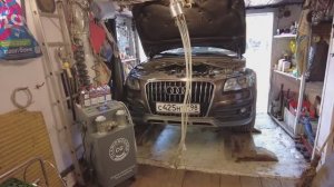 Раскоксовка Audi Q5 2.0 TFSI CNCD EA888 GEN3 по технологии BG установкой SQUID и Clarion Guard в СПб