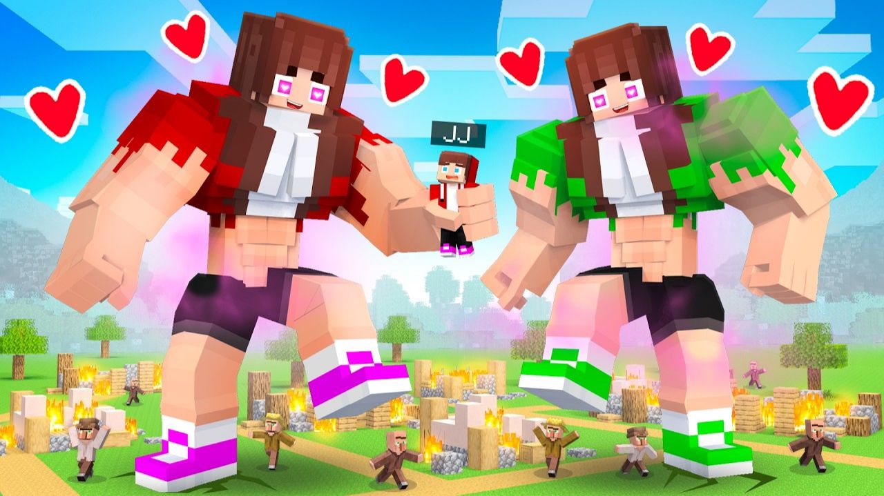 Джей-Джей и сильное ЛЮБОВНОЕ ПРОКЛЯТИЕ — Майзен Анимация Minecraft