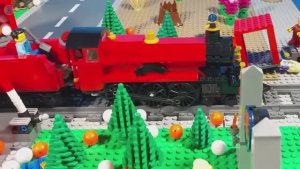 LEGO Наводнение. Авария поездов