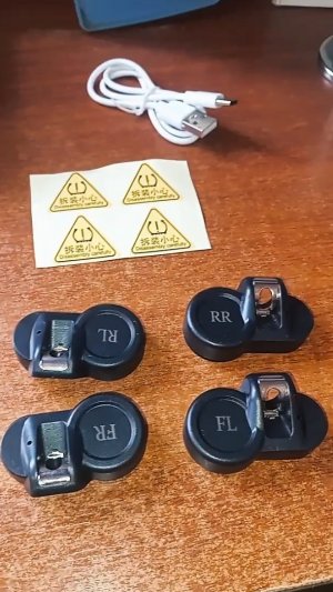 Установка универсальных датчиков колес (TPMS).